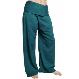 Pantaloni Thai verde smeraldo