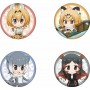 Kemono Friends: Can Badge (spille) Set Savannah & Jungle (4-Pack Characters)