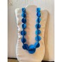 COLLANA SPEU : MISTA SETA COTONE BLU