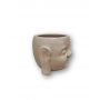 VASO IN CERAMICA BUDDHA COLOR NATURALE VARIE DIMENSIONI