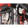 Quadro Juta Lupin Cinque Personaggi Classic - realizzato a mano