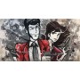 Quadro Juta Lupin e Fujiko Pistole - realizzato a mano