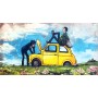 Quadro Juta Lupin e Jigen Cagliostro 500- realizzato a mano