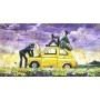 Quadro Juta Lupin e Jigen il Castello di Cagliostro al Tramonto - realizzato a mano