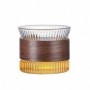 Tazza in Vetro e Legno 100 ml