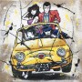 Quadro Juta Lupin Family 500 -realizzato a mano