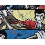 Quadro Juta Lupin III, Jigen & Goemon Trio -realizzato a mano