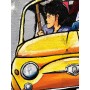 Quadro Juta Lupin Squadra 500 Diamante -realizzato a mano