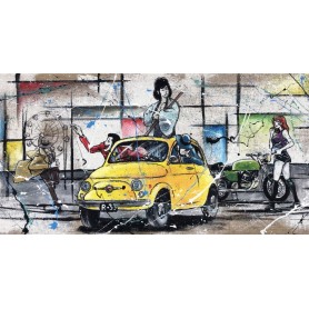 Quadro Juta Lupin Team 500 Orizzontale - realizzato a mano