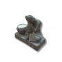 Portacandela Buddha Meditazione Resina Tea Light