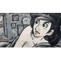 Quadro Lupin e Fujiko Bedroom Black and White - realizzato a mano