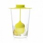 Mug in vetro con infusore giallo 480 ml