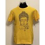 T-shirt Buddha Lotus 100% Cotone giallo- Unisex