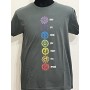 T-shirt Chakra 100% Cotone kaki- Unisex