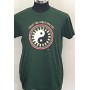 T-shirt Yin-Yang 100% Cotone verde scuro- Unisex