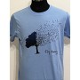 T-shirt Fly Away 100% Cotone azzurro - Unisex