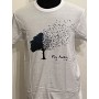 T-shirt Fly Away 100% Cotone bianco - Unisex