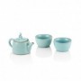 Set in porcellana Ru azzurro 3 pz