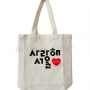 Ecobag scritto coreano saranghae seoul