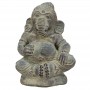 STATUA DI GANESH IN PIETRA SEDUTO - altezza 20 cm