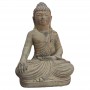 STATUA IN PIETRA BUDDHA IN MEDITAZIONE - altezza 28 cm