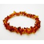 BRACCIALE ELASTICO IRREGOLARE COGNAC