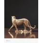 Statuetta di Leopardo colorazione oro - per il buon auspicio del Feng Shui