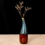 Vaso per fiori e piante idroponiche  in Ceramica  a forma d'onda  stile Nordic - apertura molto stretta