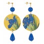 Orecchini Fiore Blu Classico Blu