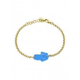 Bracciale Kimono Plexi Azzurro