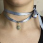 Collana/Bracciale Tessuto Kanji Mamma Celeste