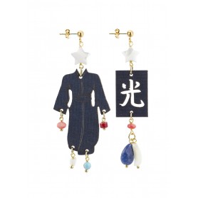 Orecchini Kimono Special Piccolo Blu