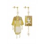 Orecchini Kimono Plexi Piccolo Oro