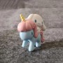 Action Figure personaggio  Cinnamoroll su unicorno della serie Hello Kitty  (5cm)