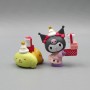 Set 6 Figure Hello Kitty - con costume di natale da 5cm con Hello Kitty, Cinnamoroll, My Melody, Kuromi