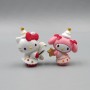 Set 6 Figure Hello Kitty - con costume di natale da 5cm con Hello Kitty, Cinnamoroll, My Melody, Kuromi