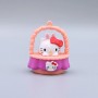 Set 6 Figure Hello Kitty - In cestino di fiori da 6cm con Hello Kitty, Cinnamoroll, My Melody, Kuromi