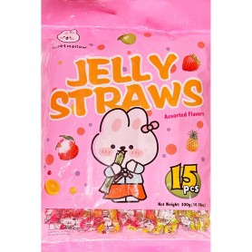 Jelly straws gelatine alla frutta mista 15pz/300g