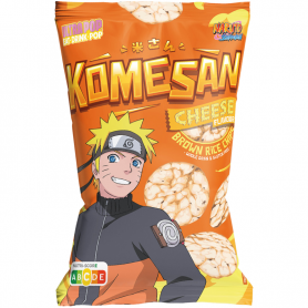 Komesan Naruto Chips di riso soffiato integrale al formaggio Gluten Free 60g