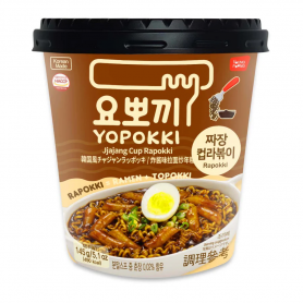 Yopokki Rapokki al Jjajiang Ramen e Gnocchi Istantanei Corea  ( Non Piccante ) 145g