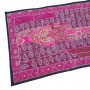 GRANDE ARAZZO INDIANO FUCSIA E ORO - 150 x 100 cm