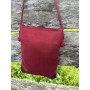 Borsa tracolla in seta Cambogiana : Colore Bordeaux