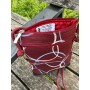 Borsa tracolla in seta Cambogiana : Colore Bordeaux