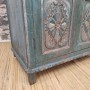 CREDENZA INDIANA BLU VINTAGE INTAGLIATA