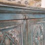 CREDENZA INDIANA BLU VINTAGE INTAGLIATA