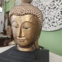 TESTA DEL BUDDHA ORO - altezza 50 cm