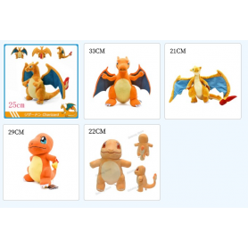 Peluche Pokémon 20cm con Charmander e Charizard e varianti Shiny