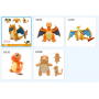 Peluche Pokémon 20cm con Charmander e Charizard e varianti Shiny