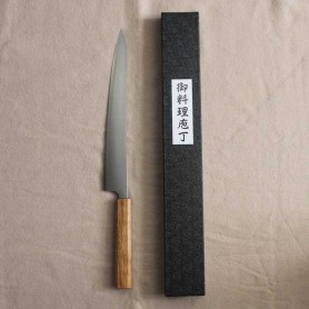 Tsunehisa Sujihiki 270 Ginsan 3 Migaki Oak