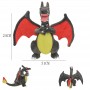 Peluche Pokémon 25cm  con Mega Charizard X, shiny Charizard, Rayquaza Charizard